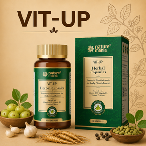Nature Mania Vit-up Capsule (Vit D and Vit B12 Multivitamin) - 60 Capsules