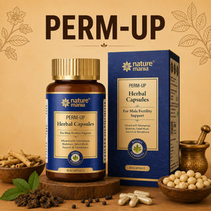 Nature Mania Perm-up Capsule (Male Sperm Count Booster) 60 Capsules Pack