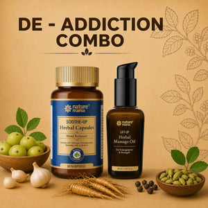 De - Addiction combo for Men ( lift up oil + Soothe Up capsule )