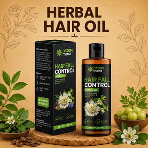 Nature Mania Herbal Hair Oil - 100 ml | Anti Hair fall Ayurvedic Oil