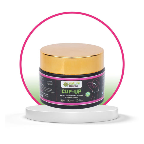 Nature Mania Cup Up Cream - Breast Enlargement Cream for Women - 50 gm