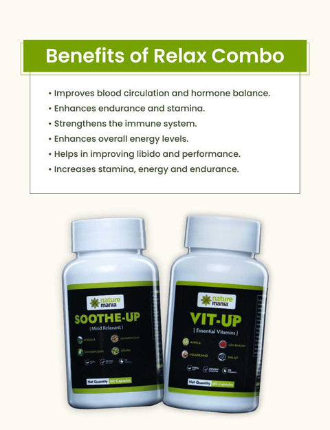 Relax-up Combo (A Combo for Relax & Calm Mind) - NatureMania