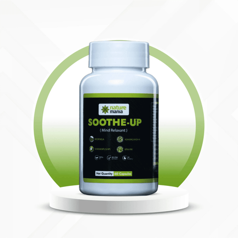 Soothe-up (Improve Sleep and Overcome Anxiety, Sadness) - 60 Capsules - NatureMania