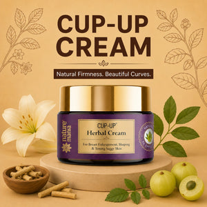 Nature Mania Cup Up Cream - Breast Enlargement Cream for Women - 50 gm