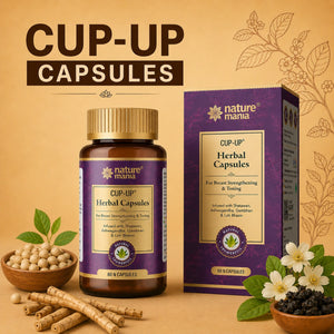 Nature Mania Cup Up capsules breast Enlargement, Shaping & Uplifting - 60 Capsules