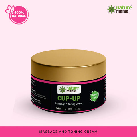 Nature Mania Cup Up Cream - Breast Enlargement Cream for Women - 50 gm