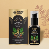Lift-up Gold Herbal Massage Oil For Men (50ml)