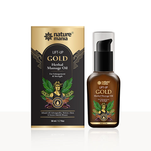 Lift-up Gold Herbal Massage Oil For Men-Enjoy Better Intimacy