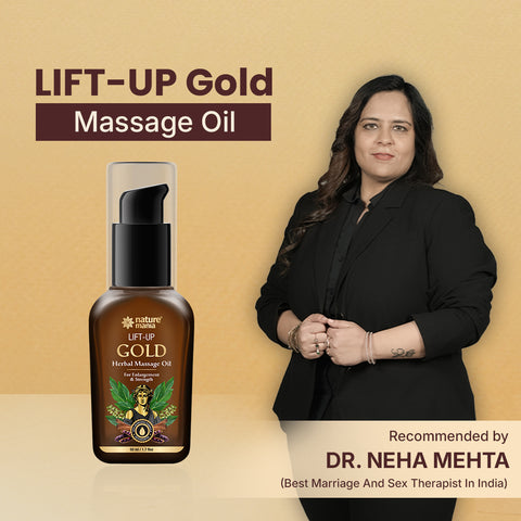 Lift-up Gold Herbal Massage Oil For Men-Enjoy Better Intimacy