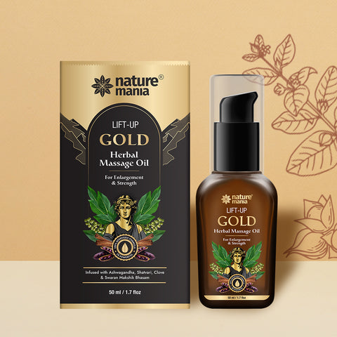 Lift-up Gold Herbal Massage Oil For Men-Enjoy Better Intimacy