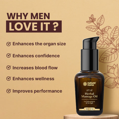 Lift-Up Massage Oil (50ML) for Men - Enjoy Better Intimacy 🥵