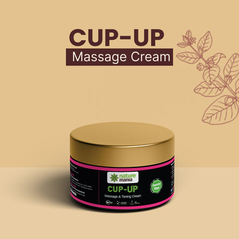 Nature Mania Cup Up Cream - Breast Enlargement Cream for Women - 50 gm