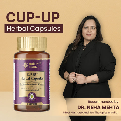 Nature Mania Cup Up capsules breast Enlargement, Shaping & Uplifting - 60 Capsules