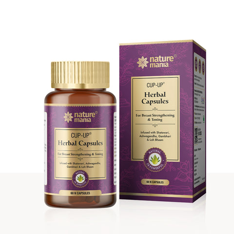 Nature Mania Cup Up capsules breast Enlargement, Shaping & Uplifting - 60 Capsules