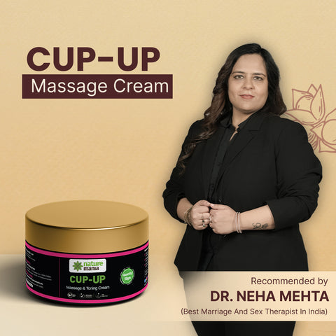 Nature Mania Cup Up Cream - Breast Enlargement Cream for Women - 50 gm