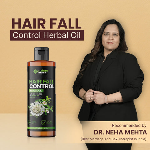 Nature Mania Herbal Hair Oil - 100 ml | Anti Hair fall Ayurvedic Oil | Nature Mania