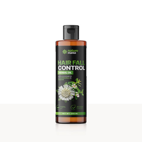 Nature Mania Herbal Hair Oil - 100 ml | Anti Hair fall Ayurvedic Oil | Nature Mania