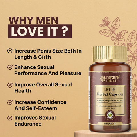 Nature Mania Lift-up Capsule (Male Enhancer) - 60 Capsules