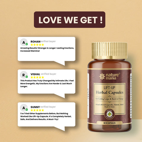 Nature Mania Lift-up Capsule (Male Enhancer) - 60 Capsules
