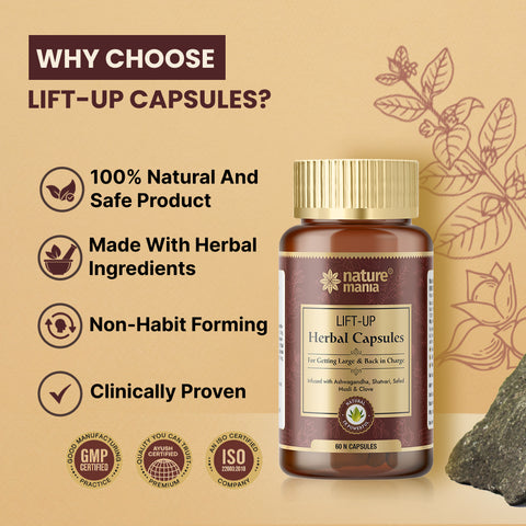 Nature Mania Lift-up Capsule (Male Enhancer) - 60 Capsules