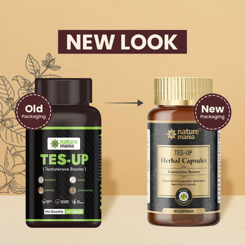 Nature Mania Tes-up Capsules (Male & Female Testo Booster) - 60 Capsules