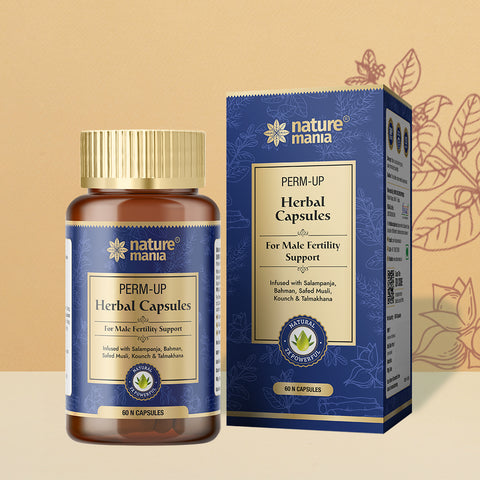 Nature Mania Perm-up Capsule (Male Sperm Count Booster) 60 Capsules Pack