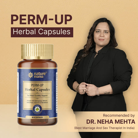 Nature Mania Perm-up Capsule (Male Sperm Count Booster) 60 Capsules Pack