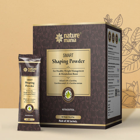 Nature Mania Smart Shaping Powder | Weight Loss | Fat Burner - Pack of 30 Sachets x 5gm each