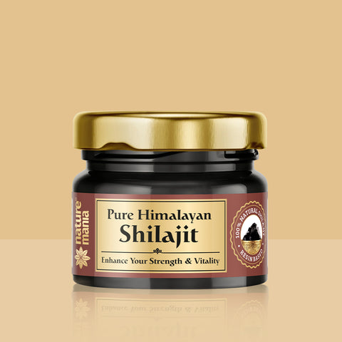 Nature Mania Pure Himalayan Shilajit Resin - 30 gm | For Men and Women