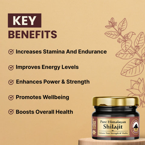 Nature Mania Pure Himalayan Shilajit Resin - 30 gm | For Men and Women