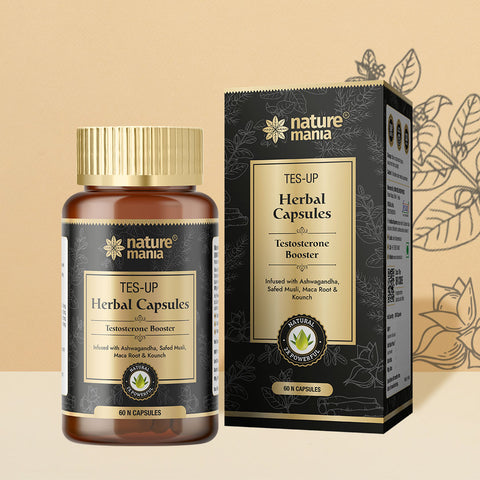 Nature Mania Tes-up Capsules (Male & Female Testo Booster) - 60 Capsules