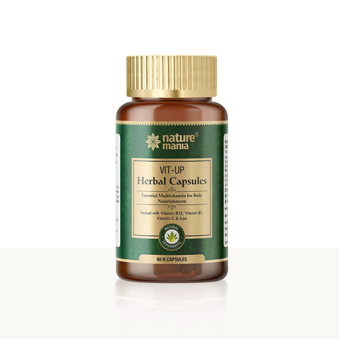 Nature Mania Vit-up Capsule (Vit D and Vit B12 Multivitamin) - 60 Capsules